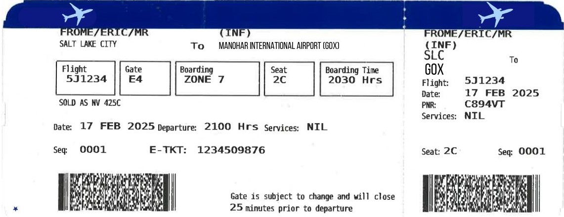 boarding pass